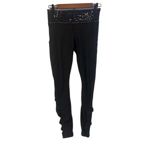 LULULEMON Speed Brushed Shadow EUC Size 4 Ruched Leggings